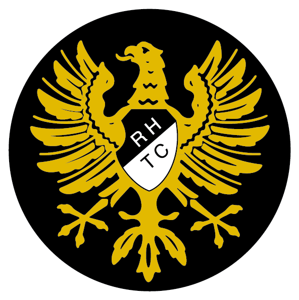 Rhtc logo ohne punkte weisser kreisrand